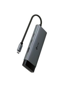 TP-Link UH7020C Hub USB typu C 7v1, HDMI 4K při 60 Hz, SD a microSD UHS-I, 100W Power Delivery, 1× USB-C, 2× USB-A