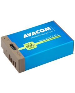 AVACOM Náhradní baterie Canon LP-E17 vstup USB-C Li-Ion 7.4V 950mAh 7Wh