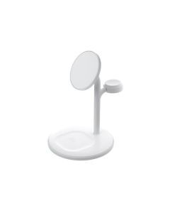 Green Cell MagScape Inductive Charger Stand 3-in-1 MagSafe for iPhone,Apple Watch,AirPods and other wireless headphones