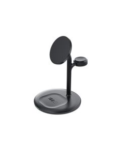 Green Cell MagScape Inductive Charger Stand 3-in-1 MagSafe for iPhone,Apple Watch,AirPods and other wireless headphones