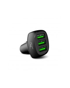 Green Cell PowerRide 54W 3xUSB 18W nabíječka do auta s technologií rychlého nabíjení Ultra Charge