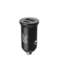 Green Cell Nabíječka do auta 38W GC PowerRide Nano38 s USB-C USB-A Power Delivery a rychlonabíjením Ultra Charge