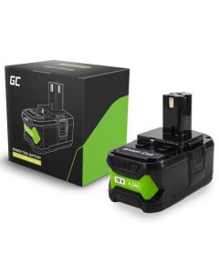 Green Cell Battery for Ryobi ONE+ 18V 4Ah Replacement Battery RB18L40