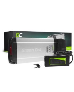 Green Cell Baterie pro elektrokolo 36V 8Ah 288Wh na Zadní nosič Ebike 4 Pin pro Giant, Culter, Ducati s nabíječkou