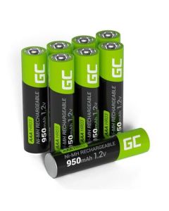 Green Cell 8x AAA HR03 950mAh Battery