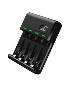 Green Cell VitalCharger pro baterie AA AAA R6 R03 Ni-MH s Micro USB a USB-C portem