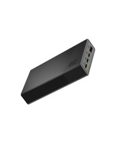 Green Cell Power Bank GC PowerPlay20 20000mAh with fast charging 2x USB Ultra Charge and 2x USB-C Power Delivery 18W