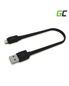 Green Cell Kabel Lightning 25cm Matný s rychlým nabíjením pro Apple iPhone