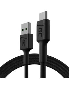 Green Cell Cable GC PowerStream USB-A - USB-C 120cm Ultra Charge, QC 3.0