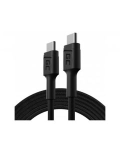 Green Cell Cable GC PowerStream USB-C - USB-C 200cm with Power Delivery (60W), 480 Mbps, Ultra Charge, QC 3.0