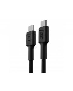 Green Cell Cable PowerStream USB-C - USB-C 30cm, fast charging Power Delivery (60W), Ultra Charge, QC 3.0