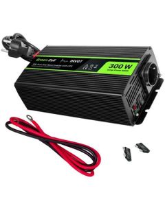 Green Cell Power Inverter UPS 12V to 230V Pure sine wave 300W/600W for furnances and central heating pumps