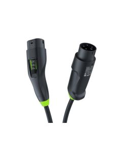 Green Cell Habu EV Mobile Charger 11 kW 7 m Type 2 to CEE 16 A for Charging Electric Vehicles EV PHEV 2in1 Wallbox with GC App