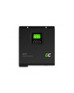 Green Cell Solární invertor Off Grid Inverter s MPPT solární nabíječkou 24VDC 230VAC 3000VA / 3000W čistá sinusovka