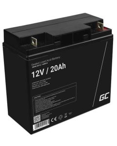 Green Cell AGM VRLA 12V 20Ah maintenance-free battery for mower, scooter, boat, wheelchair