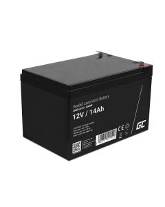 Green Cell AGM VRLA 12V 14Ah maintenance-free battery for the alarm system, cash register, toys
