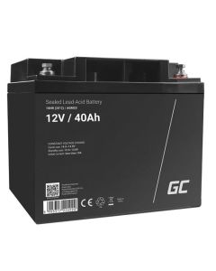Green Cell AGM VRLA 12V 40Ah maintenance-free battery for mower, scooter, boat, wheelchair
