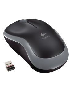 Logitech myš Wireless Mouse M185, optická, 3 tlačítka, šedá,1000dpi