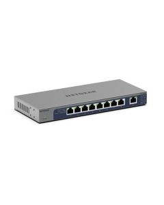 Netgear 8-Port Gigabit Ethernet Unmanaged Switch with 1 dedicated 10G/Multi-Gig Port  - GS108MX