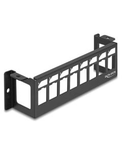 Delock Montážní panel Keystone, 8 portů, povrchová montáž, horizontální