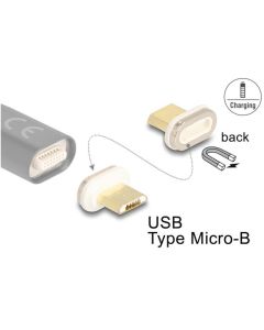 Delock Magnetický adaptér USB Typ Micro-B samec
