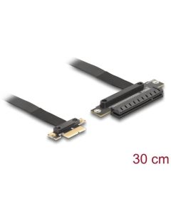 Delock Riser karta PCI Express 3.0, ze zástrčky x1 na slot x8, s kabelem, délka 30 cm