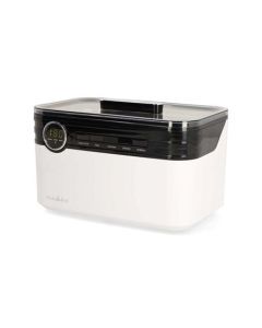 Nedis JECL120WT - Ultrazvuková Čistička Šperků | Síťové napájení | 220 - 240 V AC 50/60 Hz | Euro / Bílá | Plast
