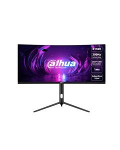 Dahua monitor LM30-E330CA curved 30" VA/2560x1080/1ms/250nits/3000:1/200Hz/2xDP/2xHDMI/Heigh Adj./Tilt/Swivel/černý