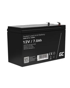 Green Cell AGM VRLA 12V 7Ah maintenance-free battery for UPS units