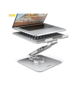 AXAGON STND-LR, hliníkový stojan pro notebooky 10" - 17" s nastavitelnou výškou, úhlem a 360° rotací