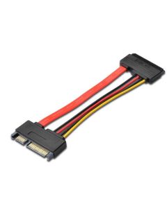 PremiumCord Prodlužka k HDD SATA 22pin, data + napájení, M/F, 15cm