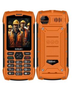 EVOLVEO StrongPhone H1, vodotěsný odolný Dual SIM telefon, oranžová