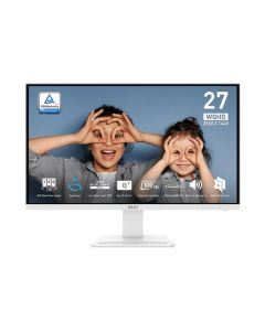 MSI monitor PRO MP273QW E2, 27" IPS/2560 x 1440 (WQHD)/100Hz/1ms/DP/2x HDMI/bílá