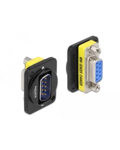 Delock Typu D Modul DB9 samec na DB9 samice
