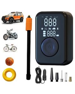 PATONA cestovní mini kompresor do auta, na kolo/ powerbank 4000 mAh/ LED SOS/ USB-A/ USB-C/ LCD