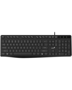 Genius KB-117S Klávesnice, drátová,tichá, USB, CZ+SK layout, Copilot klávesa, černá