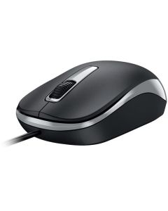 Genius DX-125S Myš, drátová, optická, 1200DPI, 3 tlačítka, tichá, USB, černo-šedá