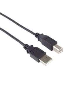 PremiumCord Kabel USB 2.0, A-B 5m, barva černá