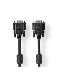 Nedis CCGL59000BK20 - VGA kabel| VGA Zástrčka | VGA Zástrčka | Maximální rozlišení: 1280x768  | 2.00 m | Černá 