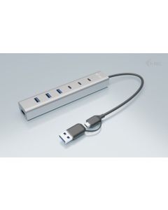 i-tec USB-C/USB-A Charging Metal HUB 7 port (3x USB-C, 4x USB-A)