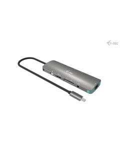i-tec USB-C Metal Nano Docking Station 4K HDMI LAN with Power Delivery 100W + i-tec Universal Charger 100W