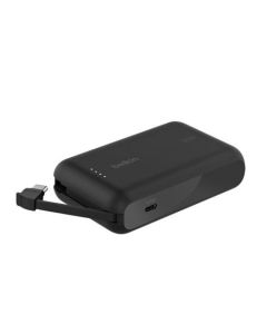 Belkin BOOST CHARGE™ USB-C Power Delivery PowerBanka s integrovaným USB-C kabelem, 10000mAh, 20W, černá