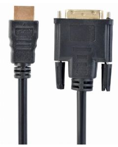 GEMBIRD Kabel HDMI-DVI 3m, M/M stíněný, zlacené kontakty
