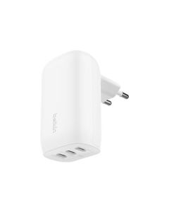 Belkin BOOST CHARGE™ 67W 3-portová USB-C Power Delivery PPS nástěnná nabíječka, bílá