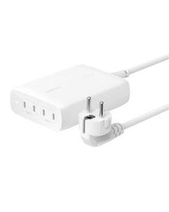 Belkin BOOST CHARGE™ PRO 200W 4-portová USB-C Power Delivery GaN PPS nabíječka + 1,5m síťový kabel, bílá