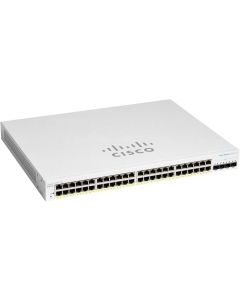 Cisco switch CBS220-48P-4X-EU (48xGbE,4xSFP+,48xPoE+,382W) - REFRESH 