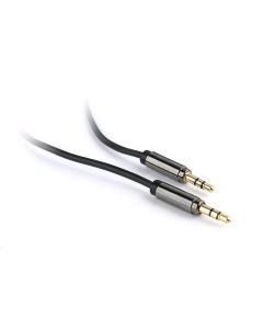 GEMBIRD CABLEXPERT Kabel přípojný jack 3,5mm M/M, PREMIUM QUALITY, pozlacený, 1m