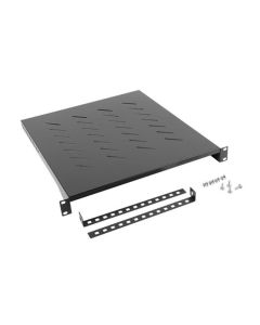 LANBERG 19" PEVNÁ POLICE 1U/483X500MM MAX. NOSNOST DO 25 KG ČERNÁ 
