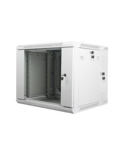 LANBERG RACKOVÁ SKŘÍŇ 19" DVOUDÍLNÁ NÁSTĚNNÁ 9U/600X600 (v rozloženém stavu) ŠEDÁ 