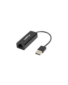 LANBERG USB->RJ45 ETHERNET ADAPTÉR SÍŤOVÁ KARTA  USB 2.0 1X RJ45 100MB KABEL